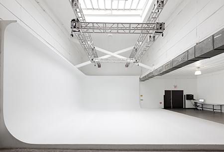 White cyclorama studio